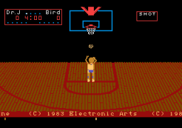 One-on-One Basketball Title Screen